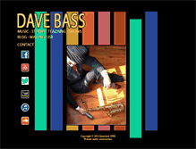 Tablet Screenshot of davebass.com
